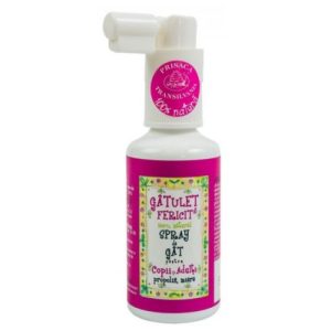 Gâtuleț Fericit – spray de gât – COPII si ADULȚI– tratament natural răceală – 20 ml.